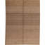Wool Striped Area Rug in Brown
