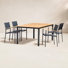 Anautica 4 - Person Patio Dining Set with Extendable Rectangular Table