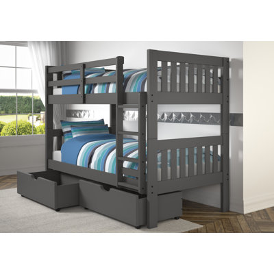 Dubbo Solid Wood Standard Bunk Bed by Harriet Bee