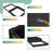 Modular Raised Garden Bed With Composite Panels & Black Aluminum Frame(No bottom panel)-1352840053
