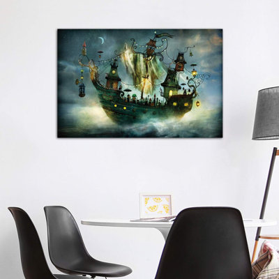 Flying Rigmor 1 Piece Wrapped Canvas Wall Art