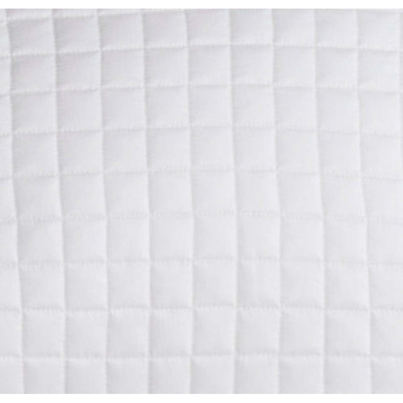 Ready-to-Bed Modern & Contemporary Quilted Coverlet, King Quilt, White