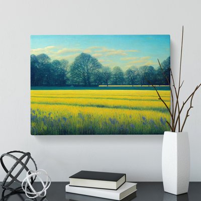 A Spring Meadow - Wrapped Canvas