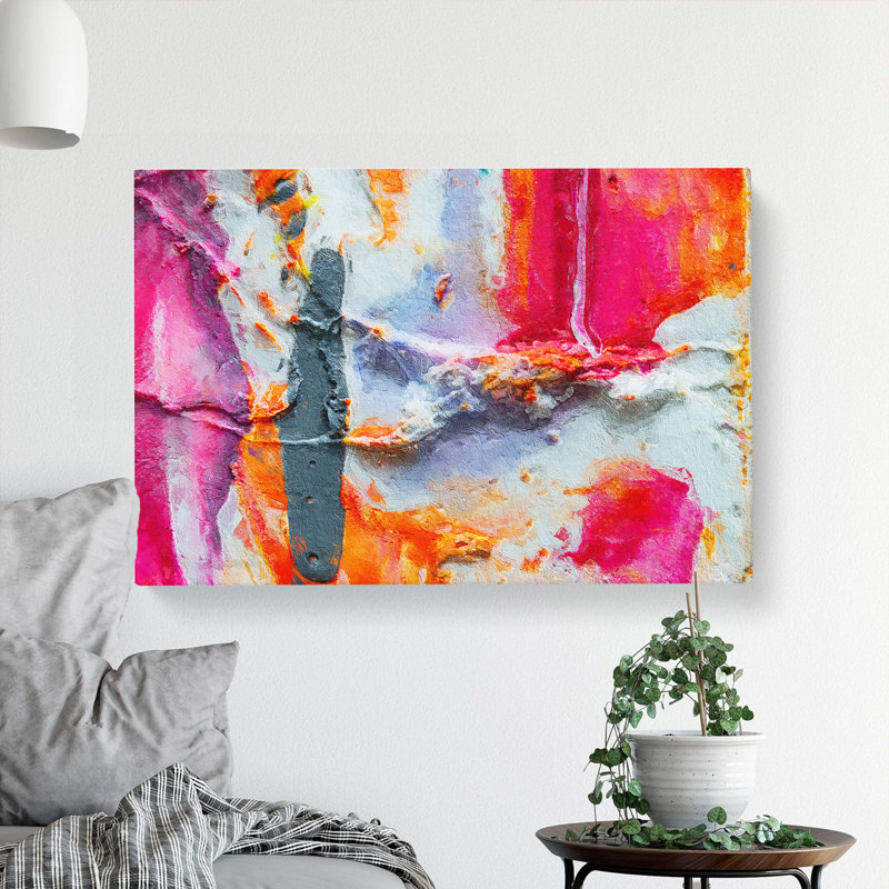 Abstract Art Painting Vol.469 - Wrapped Canvas Painting, 40cm H x 60cm W x 3cm D