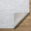Tapis gris fait à la main Elba-676370551