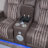 Duran Brown Power Reclining Loveseat With Power Headrest, LED And Bluetooth Speaker-1765601452