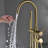 Single Handle Freestanding Tub Filler Floor Mount Bathtub Faucet With Handheld Shower-112754529