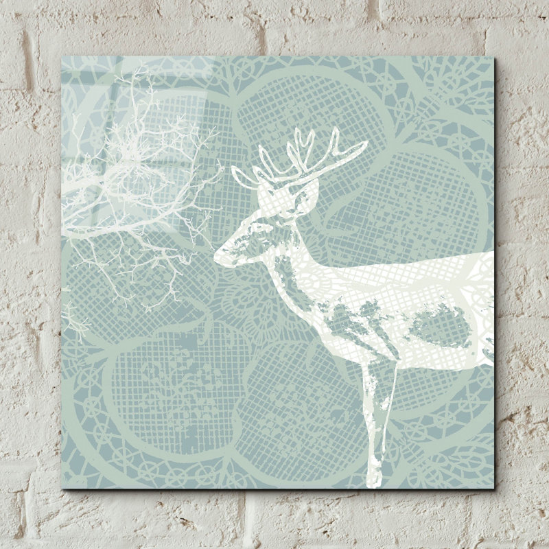 «Into The Woods» par Erin Clark, art mural en verre acrylique, H 12 po x l 12 po x P 0,13 po