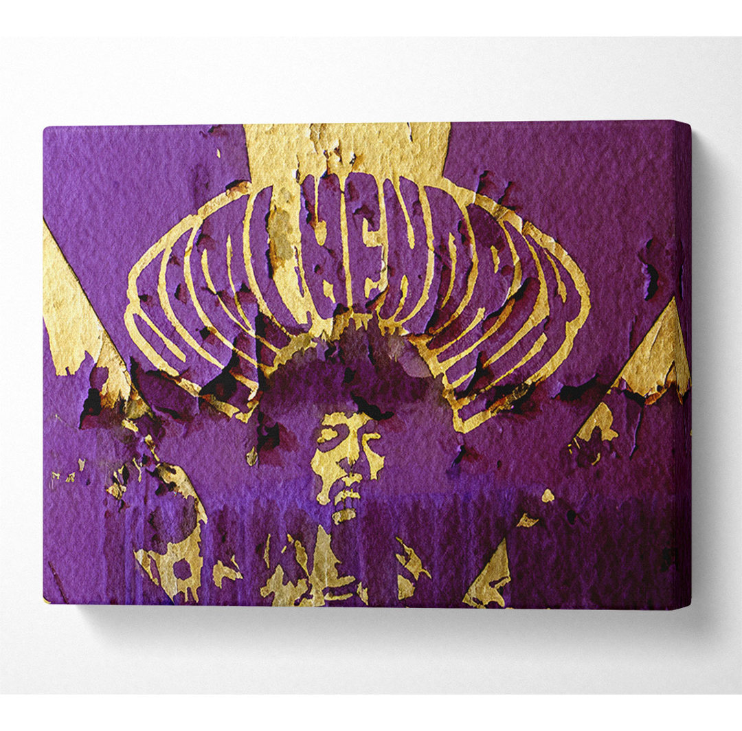 Jimi Hendrix Purple Haze - Kunstdrucke auf Leinwand