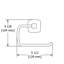 Venty™ Wall Mount Single Toilet Paper Holder