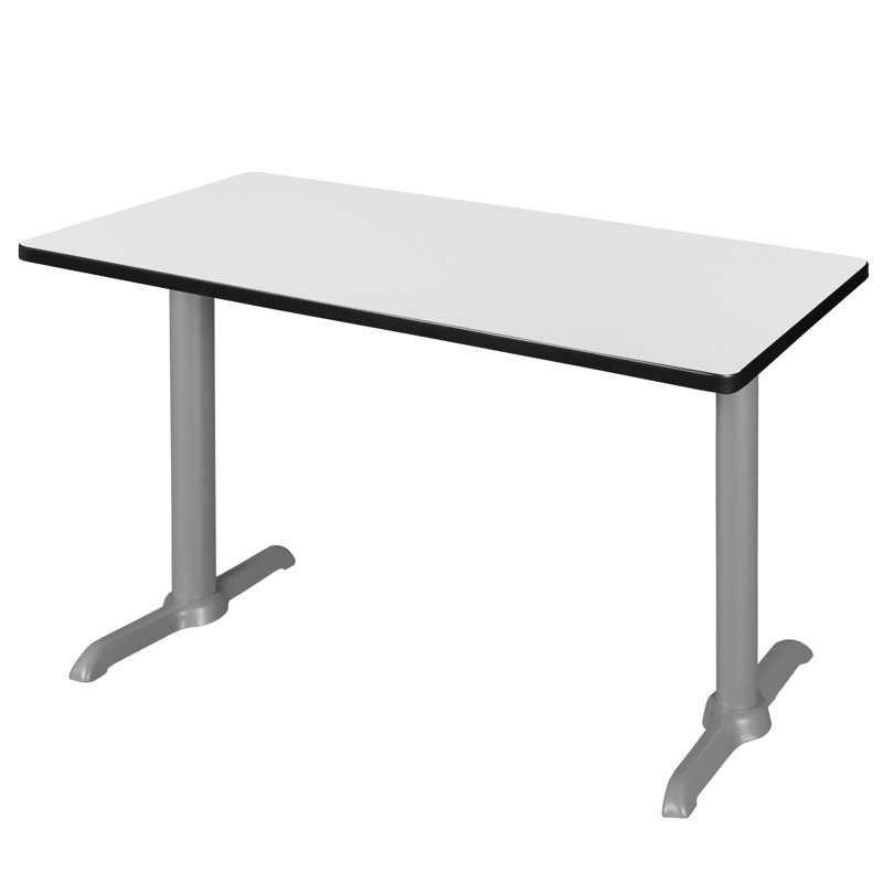Base et table de formation Cain, H 29 po x L 48 po x l 24 po, Blanc, Gris lune