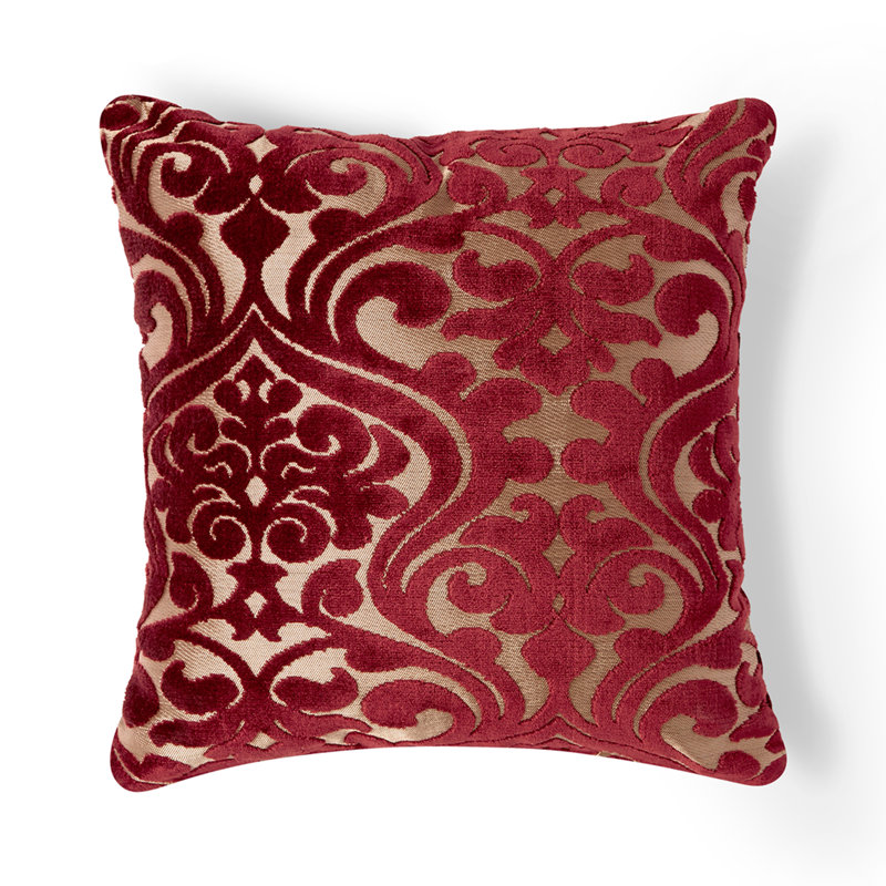 Scarlett Sentiments Abstract Throw Pillow