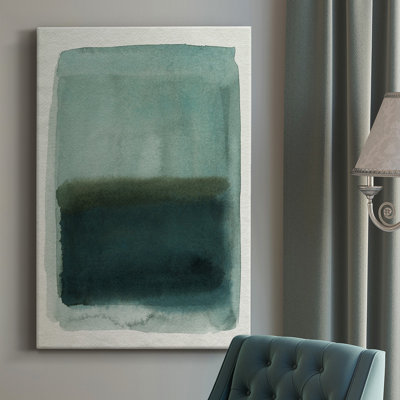 Sea Glass Windowpane I - peinture sur toile tendue