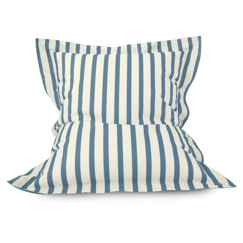 3-5 Polyester Refillable Bean Bag Chair, Blue, 135cmH x 110cmW x 50cmD
