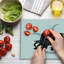 Ambesonne Zodiac Taurus Cutting Board Large Size Black Ox and Sign Pale Grey Black White