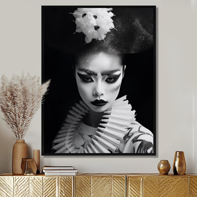 «Geisha», impression d'art mural japonais