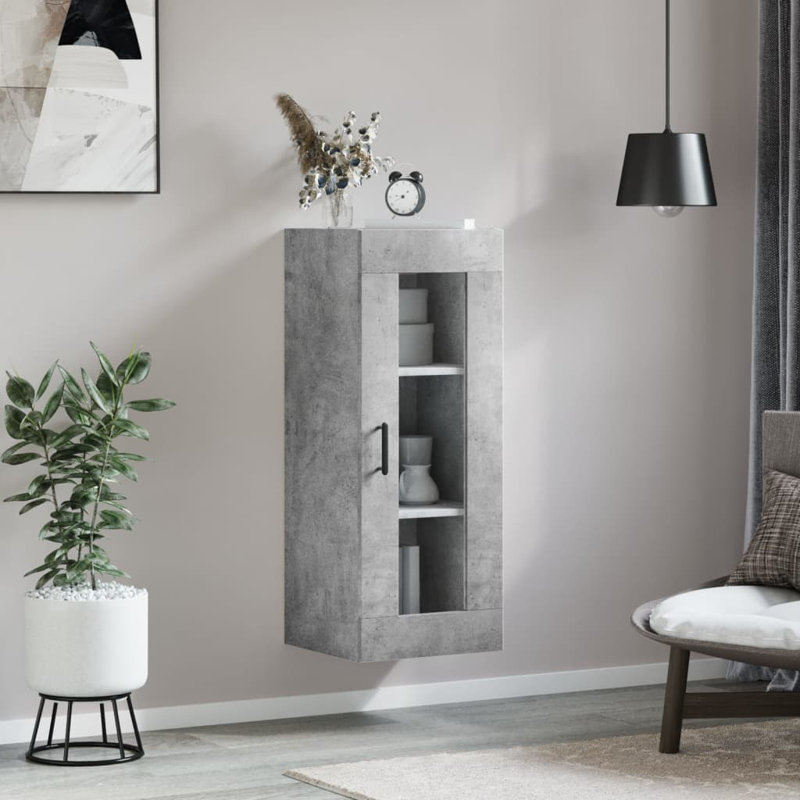 Meria Bathroom Cabinet, Concrete Grey