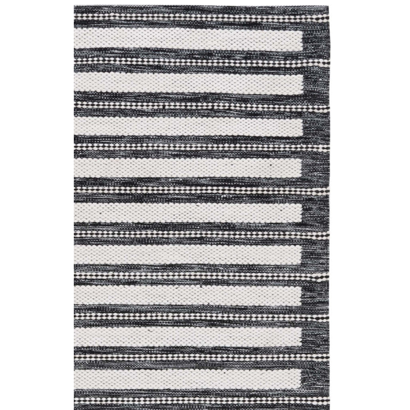 Janam Hand Woven Pet Striped Rug, Rectangle 8' x 10'