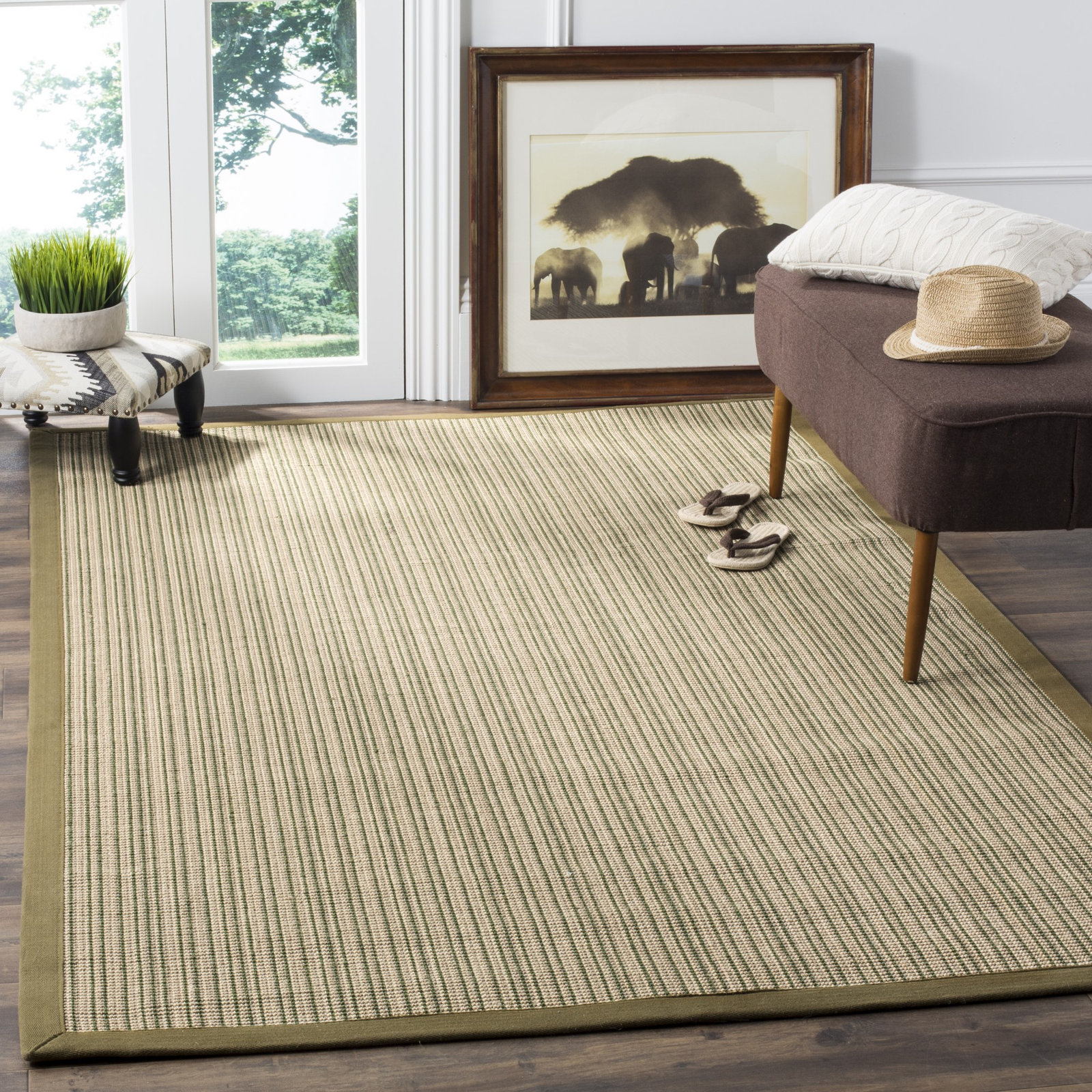 Natural Jute Rug, Rectangle 9' x 12'