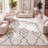 Bradsher Moroccan Beni Souk Cream/Black Rug-965744474