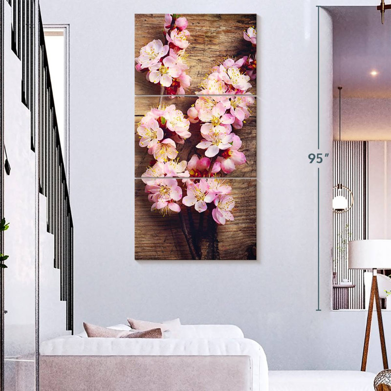 Spring Blossoms, 80" H x 39" W