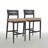 Patio Aluminum Club Chair(Set Of 2) With Sunbrella Cushions, Ergonomic Backrest, Tapered Legs, Footrest, Weather-Resistant-1929048622