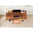  Adjustable Standing Desk with South American Walnut, Live Edge Desk with Drawer Storage-1801079239-1801079225