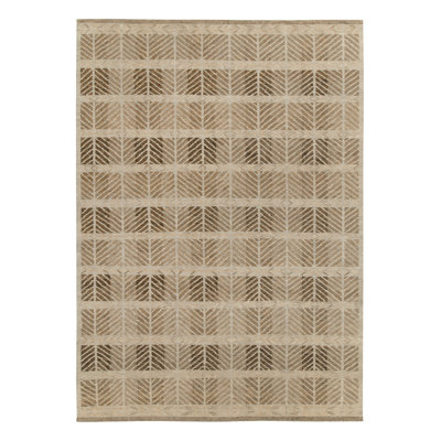 Scandinavian Wool Geometric Area Rug