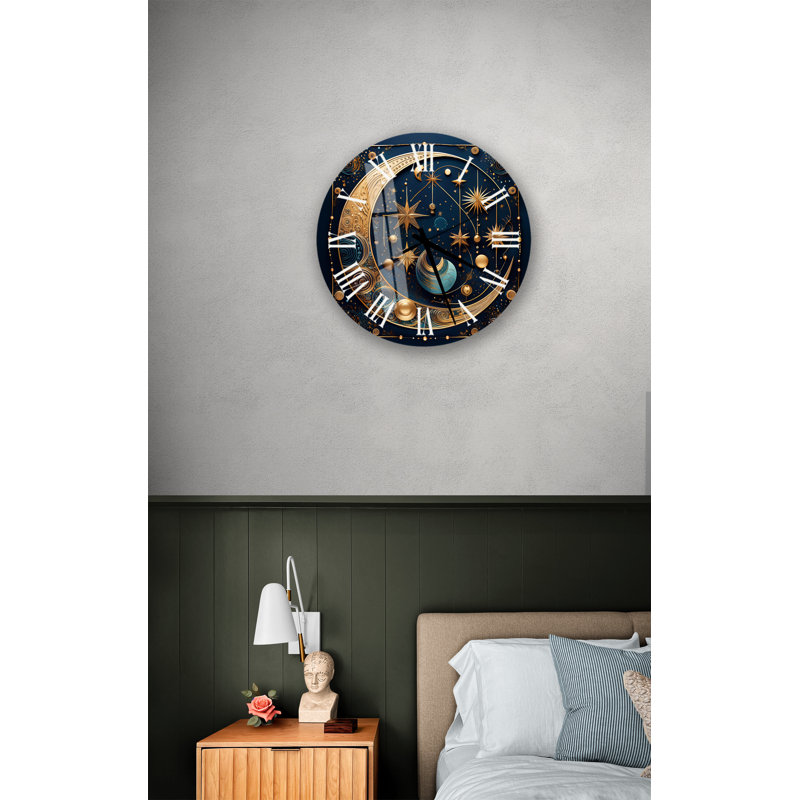 Horloge murale bohémienne, Blanc