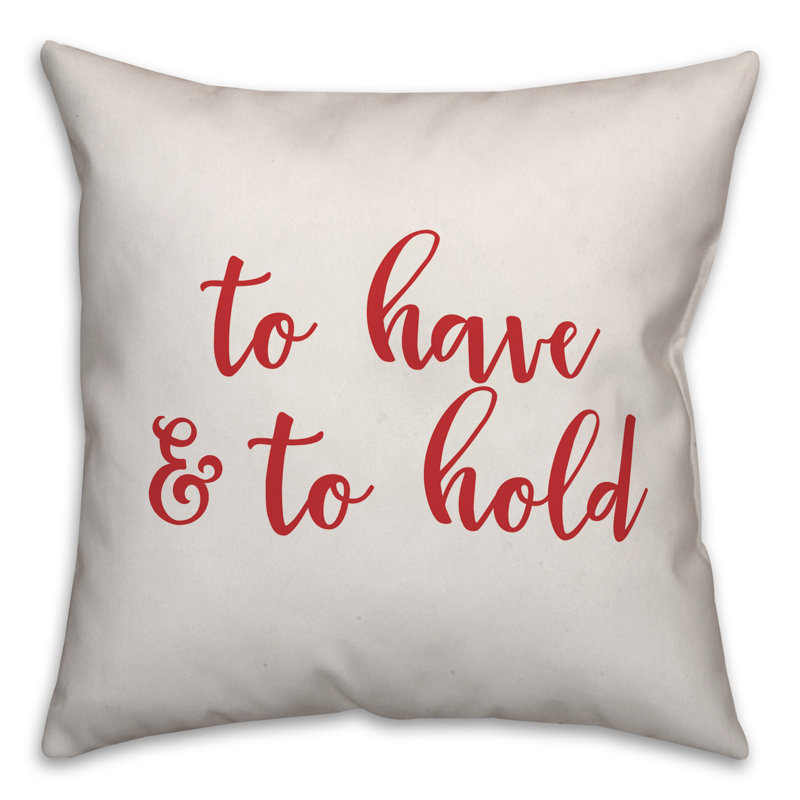  avoir un coussin décoratif, Blanc / rouge, Housse de coussin