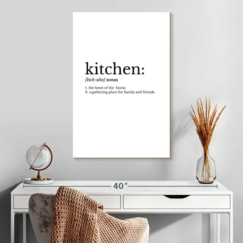 Kitchen The Noun, 30" H x 20" W