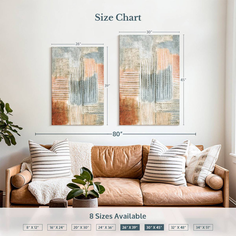 Avery Summer Rust I, 39" H x 26" W