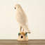 Approx. 10 Inches High Creamy White Glazed Parrot Medium-328414975