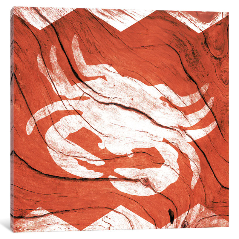 « crab walk », impression sur toile, H 37 po x l 37 po x P 1,5 po