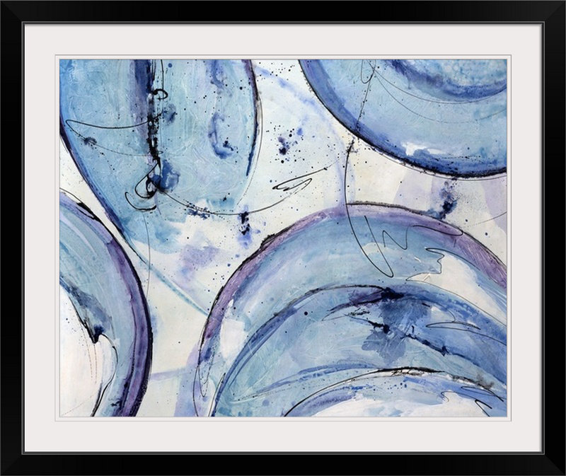 Terminous «Aqua Dome», Farrell Douglass, reproduction d'art, H 27 po x l 32 po x P 1 po, Cadre noir