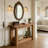 Entryway Table,2-Tier Console Table,Sofa Table