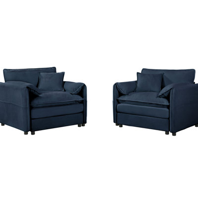 Fauteuil d'appoint en chenille de 2 pièces - matériaux de qualité supérieure