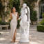 Statue de jardin ange en plein air