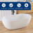Forma MEDUNJESS 59'' Freestanding Tub Solid Surface Freestanding Soaking Bathtub-102304432