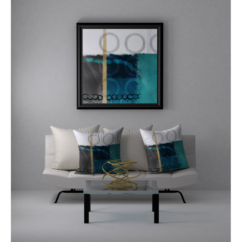 Magnifique Coussin décoratif carré, 24 po x 24 po