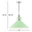 Luminaire suspendu conique à 1 lumière Corby-1860778131-1860818172-1860712368