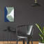 «Blue Green Abstract 3» par Danhui Nai, art mural en verre acrylique-1887833253