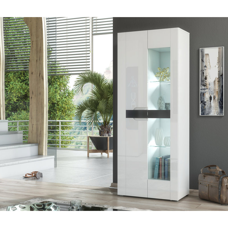 Milano Display Cabinet, White