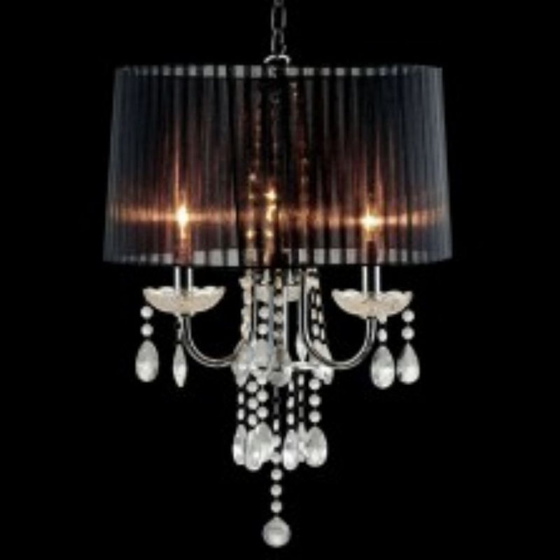 Taveras Drum Chandelier, Black