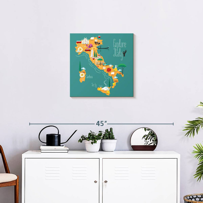 Aliaz Explore Italy Map