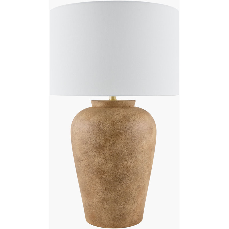 Lampe de table Lexcie, Brun