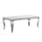 Jennita Faux Marble Top Metal Base Coffee Table-899217460