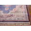 Tapis turc bleu de style victorien 7 x 10
