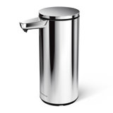 simplehuman 9 oz. Touch-Free Rechargeable Sensor Liquid Soap Pump Dispenser