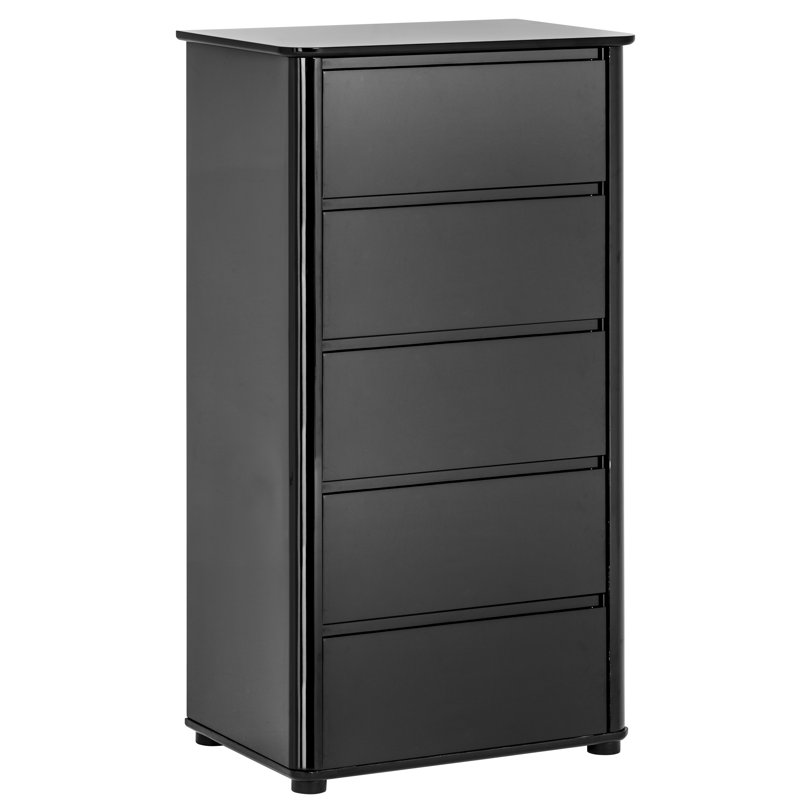 Whisler Solid Wood 60cm W 5 - Drawer Chest of Drawers